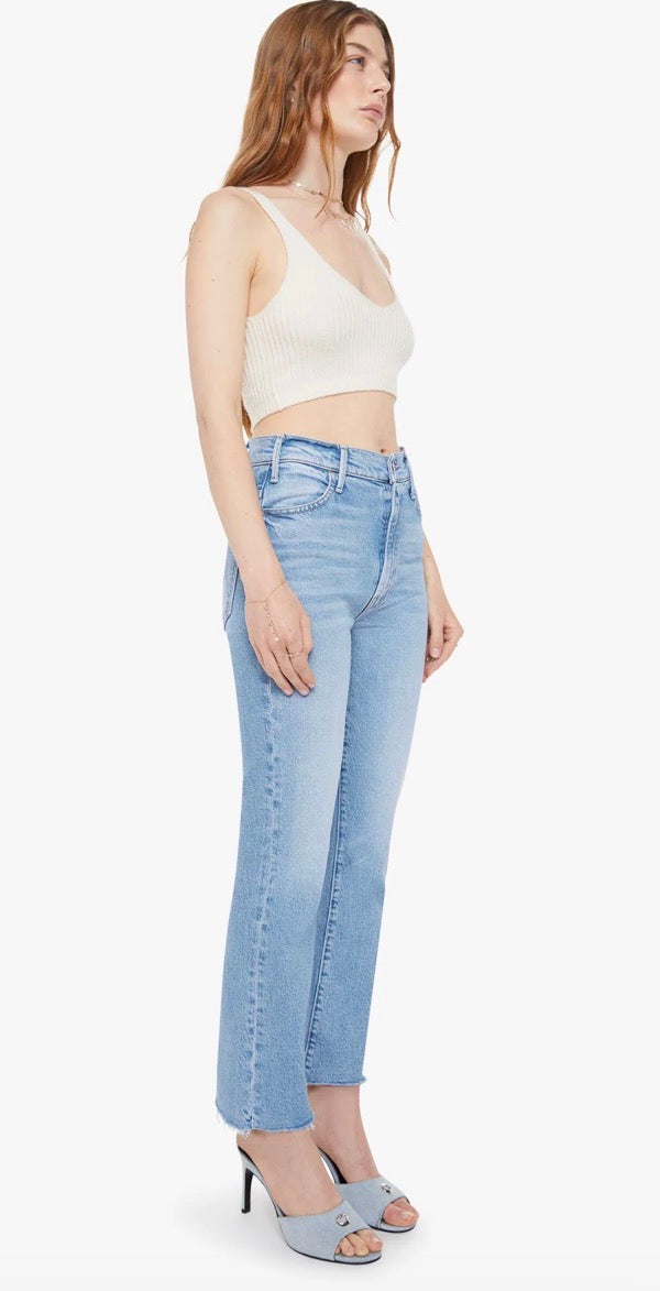 Mother Denim Hustler Ankle Fray
