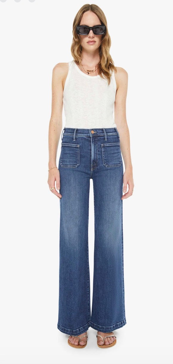 Mother Denim Hustler Roller Patch Pocket Skimp