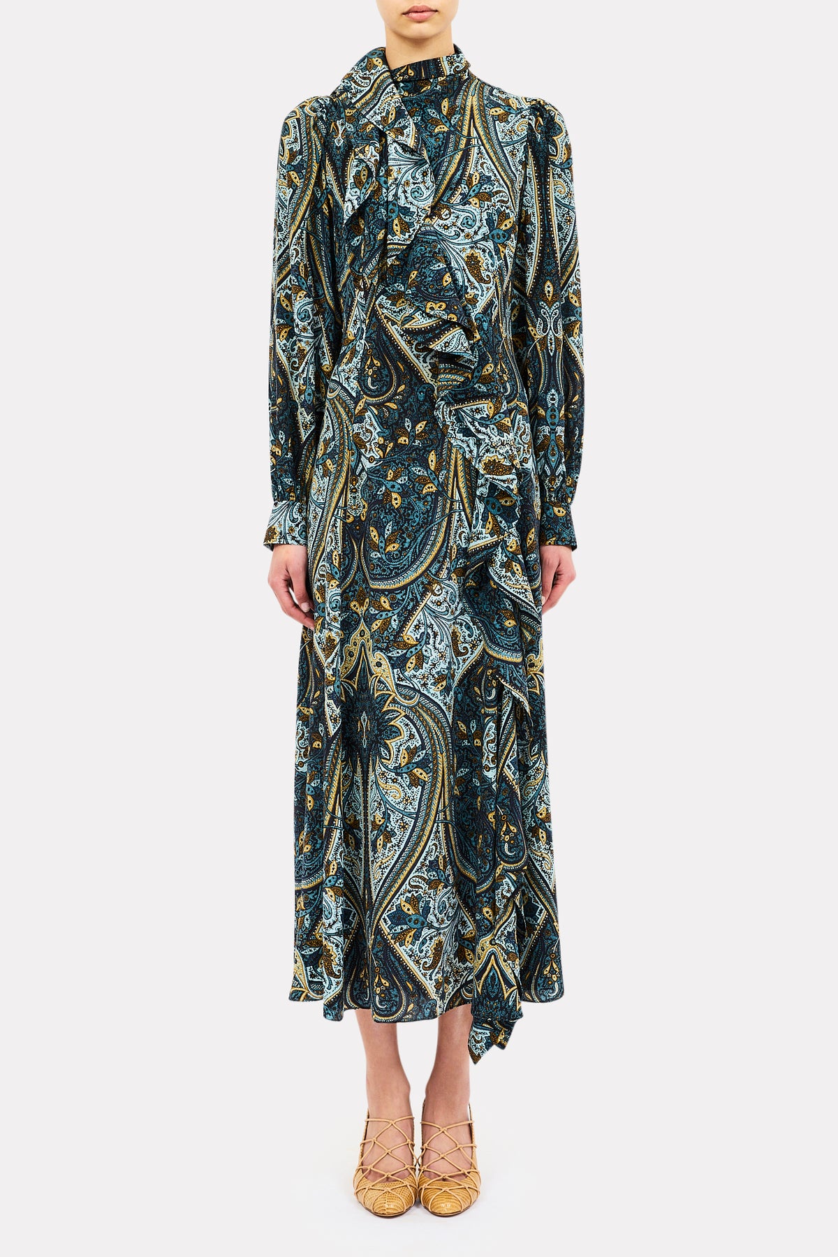 Sabrina LS Silk Dress