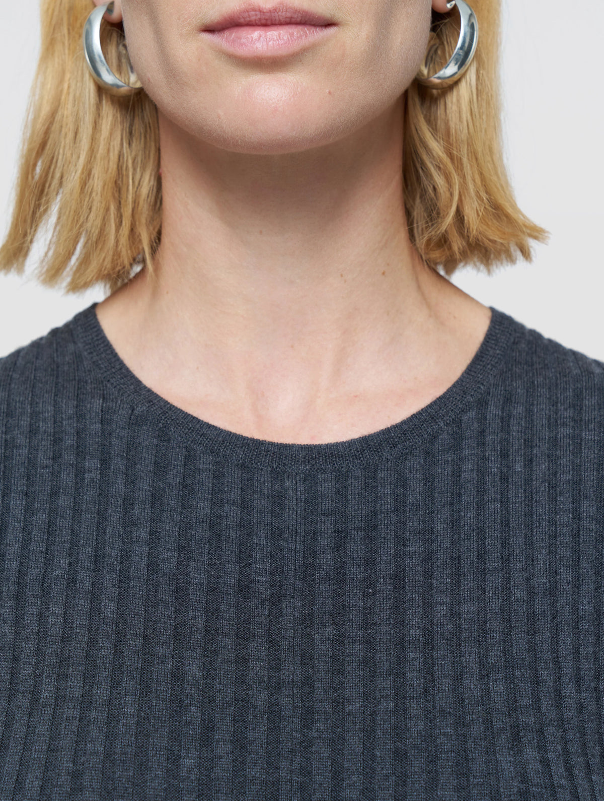 Joseph Dress Ls-Merinos Rib RWS