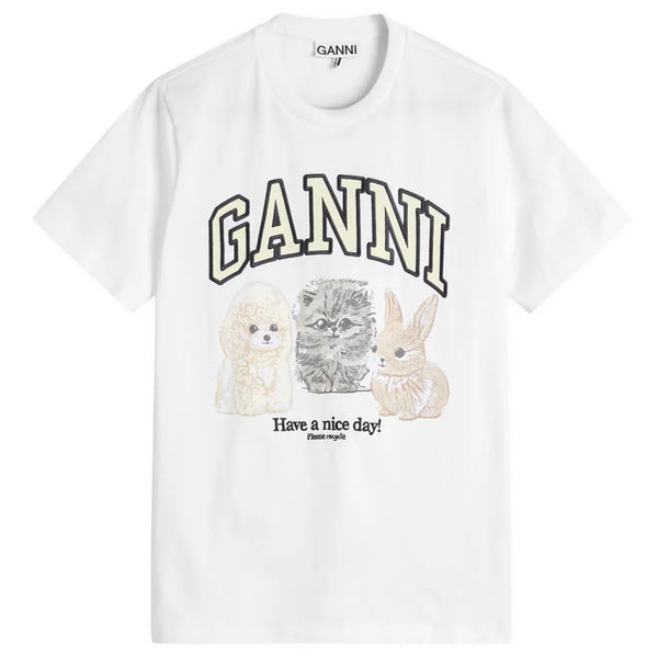 Ganni Animal T-Shirt - Square