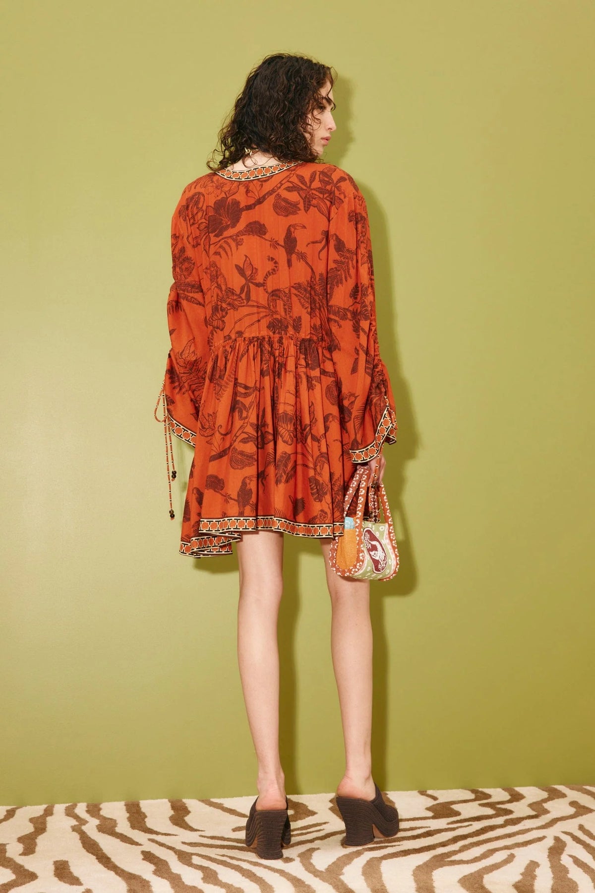 ALEMAIS MONKEY DANCE MINI DRESS