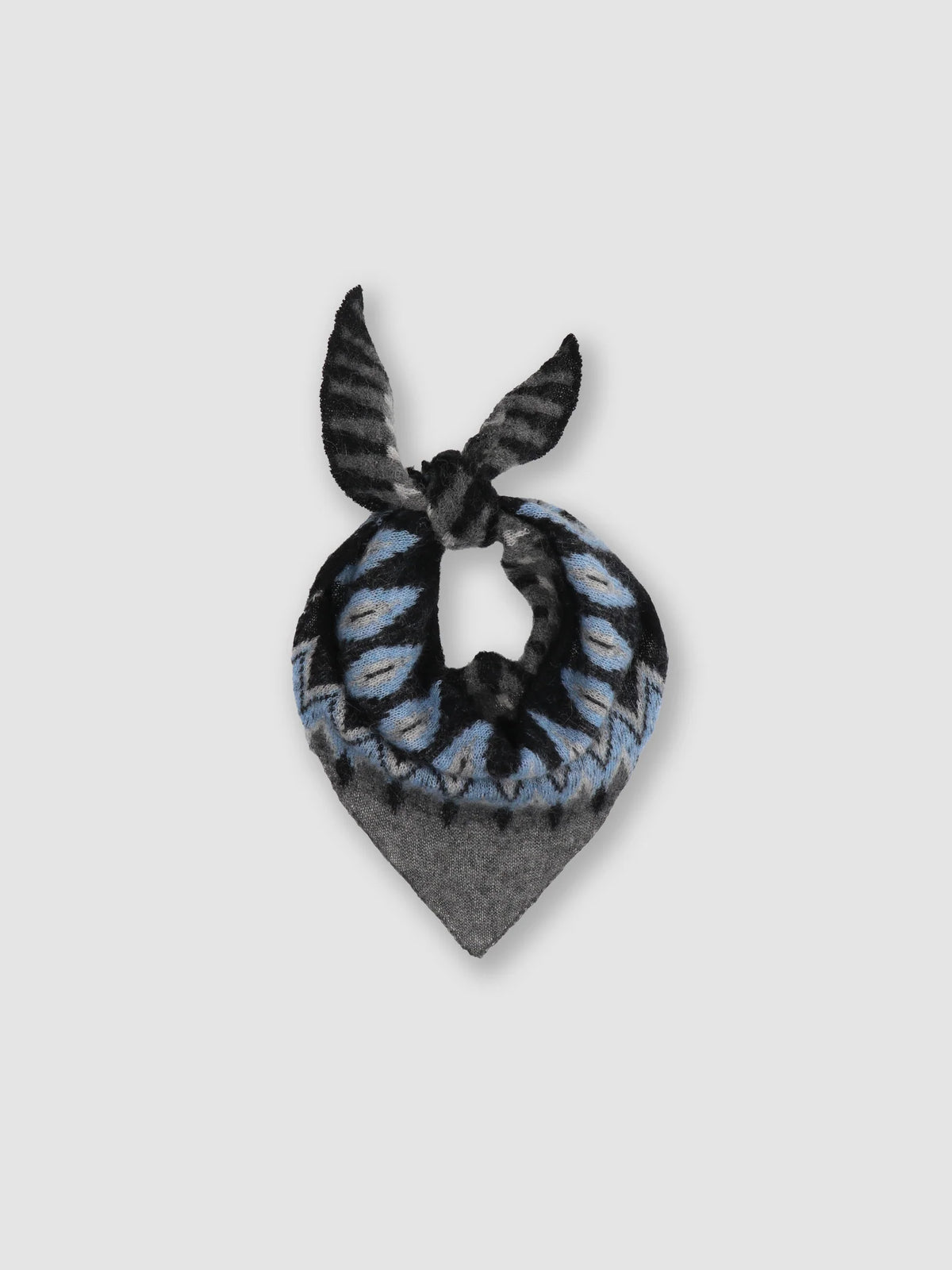ROBERTO COLLINA NORDIC JACQUARD BANDANA