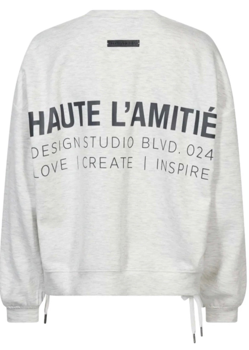 HAUTE L'AMITIÉ NEW STUDIO TIE SWEATSHIRT