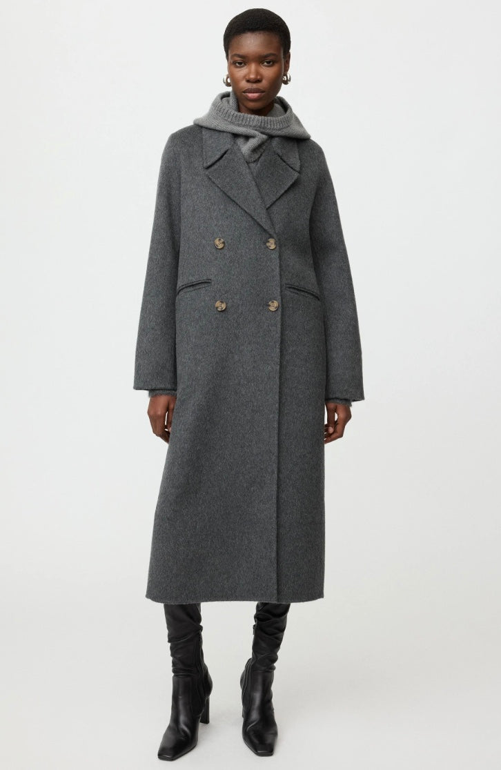 Soft Goat Double Breasted Coat