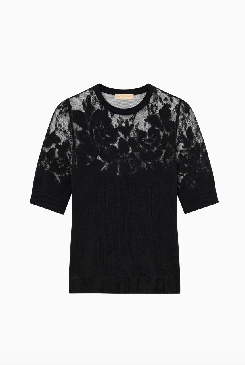 Ulla Johnson Ella SS Lace Top