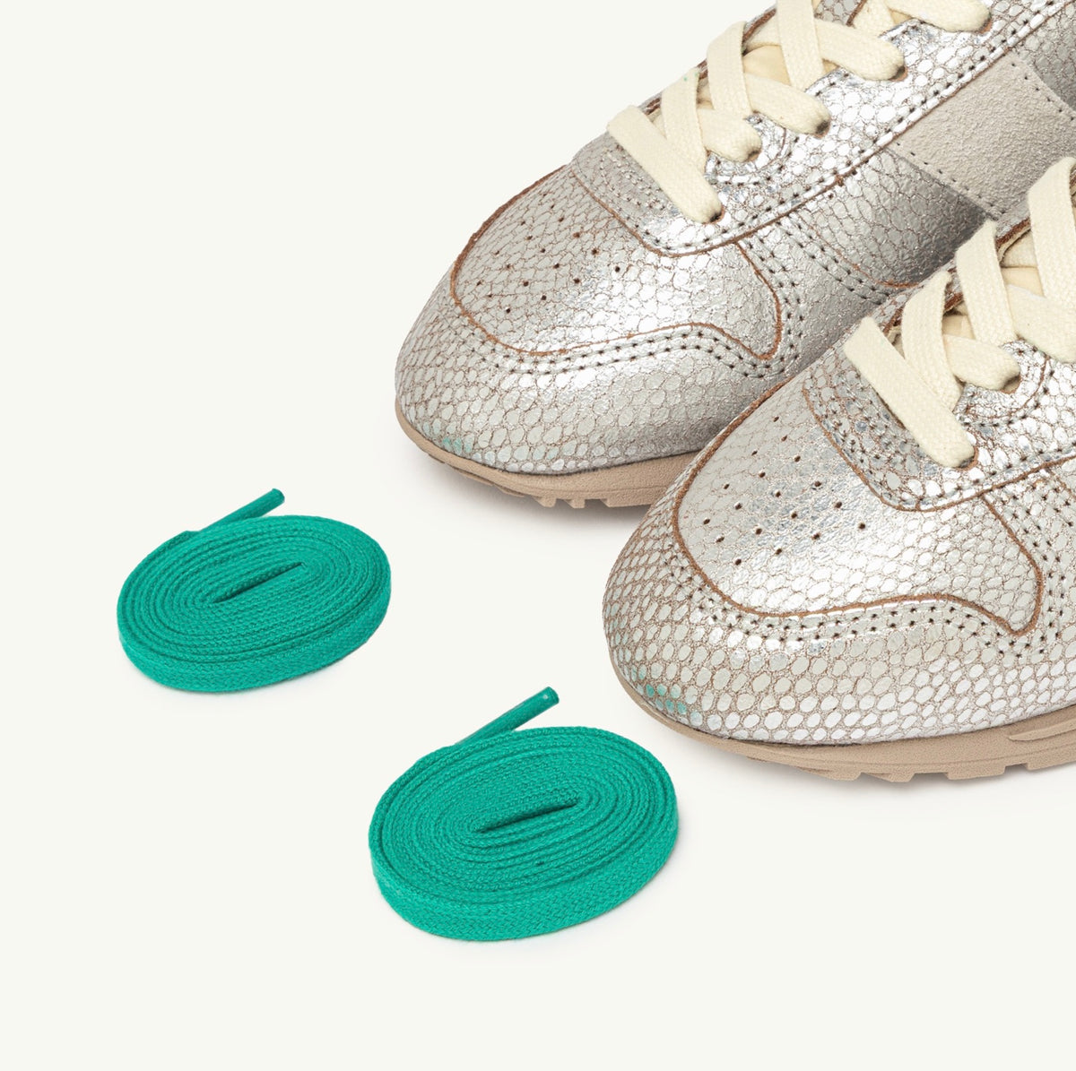 AUTRY WINDSPIN LOW WOM XA01 METALLIC SNAKE PRINT/SUEDE SILVER/WHITE