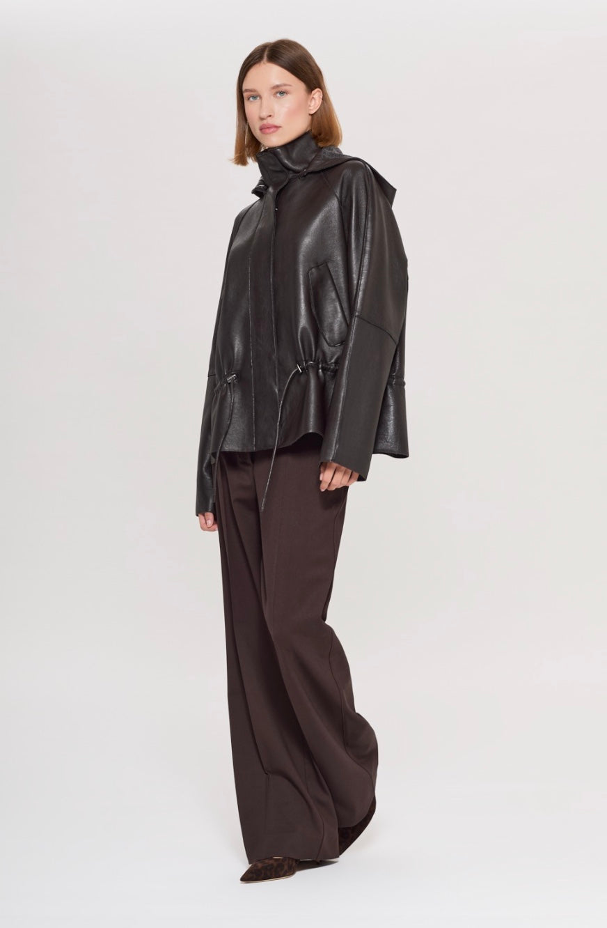 PAROSH MACIOCK LEATHER JACKET