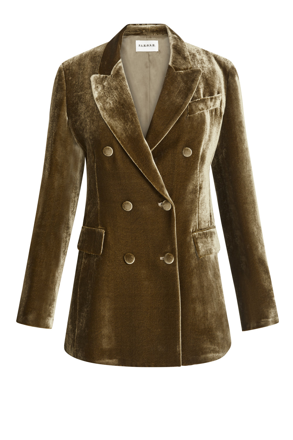 PAROSH RAVEL VELVET BLAZER