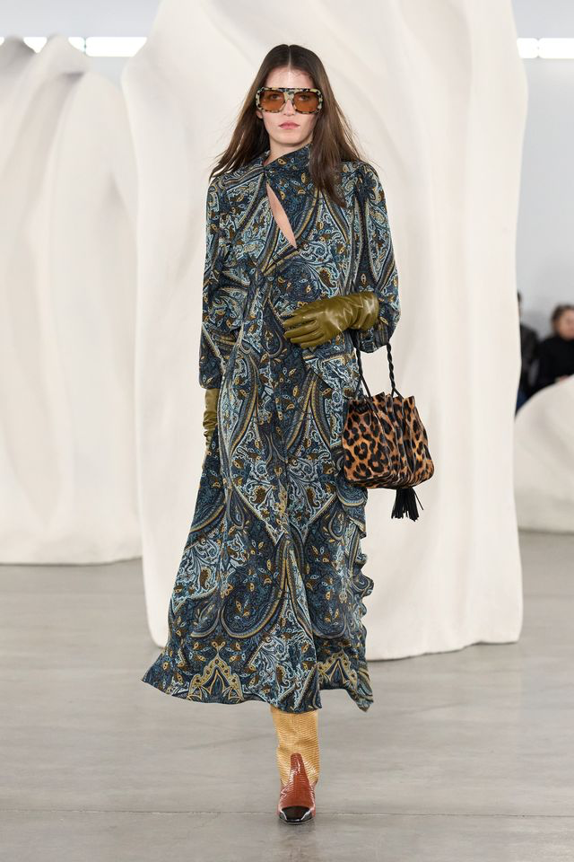 Sabrina LS Silk Dress