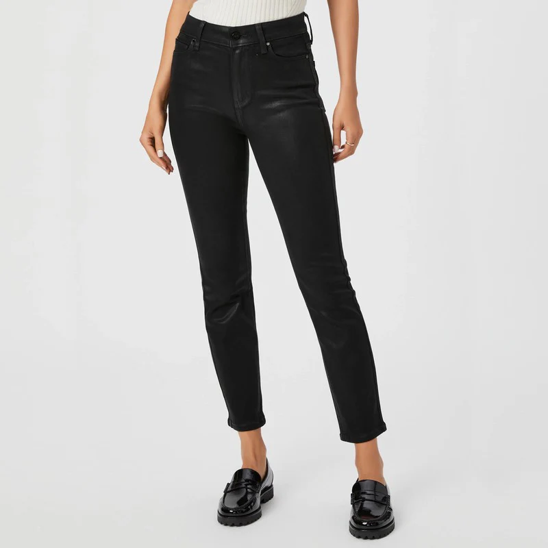 Paige Cindy Jean Black Fog Luxe Coating
