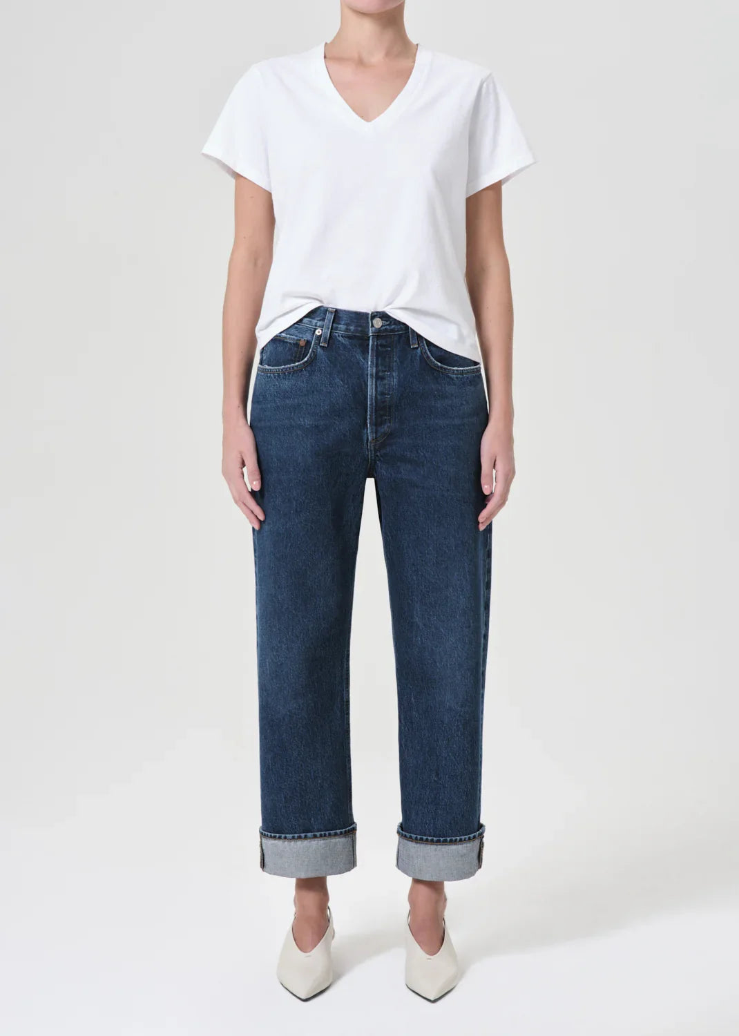 AGOLDE Fran Low Slung Straight jeans