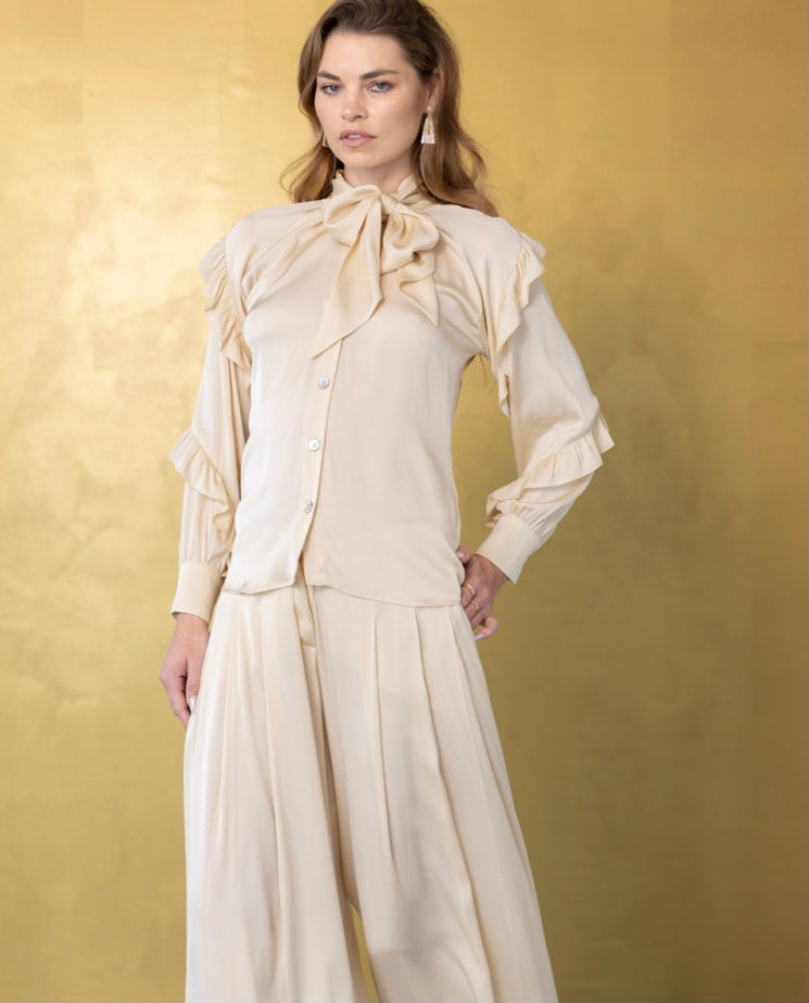 Silk95Five Trellis Blouse