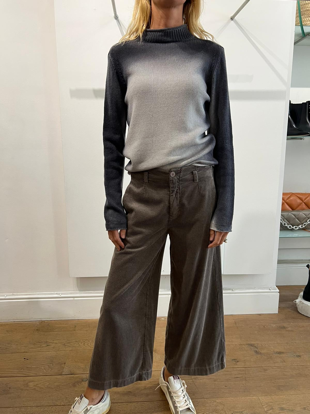 TRANSIT Wide Leg Cord Trousers