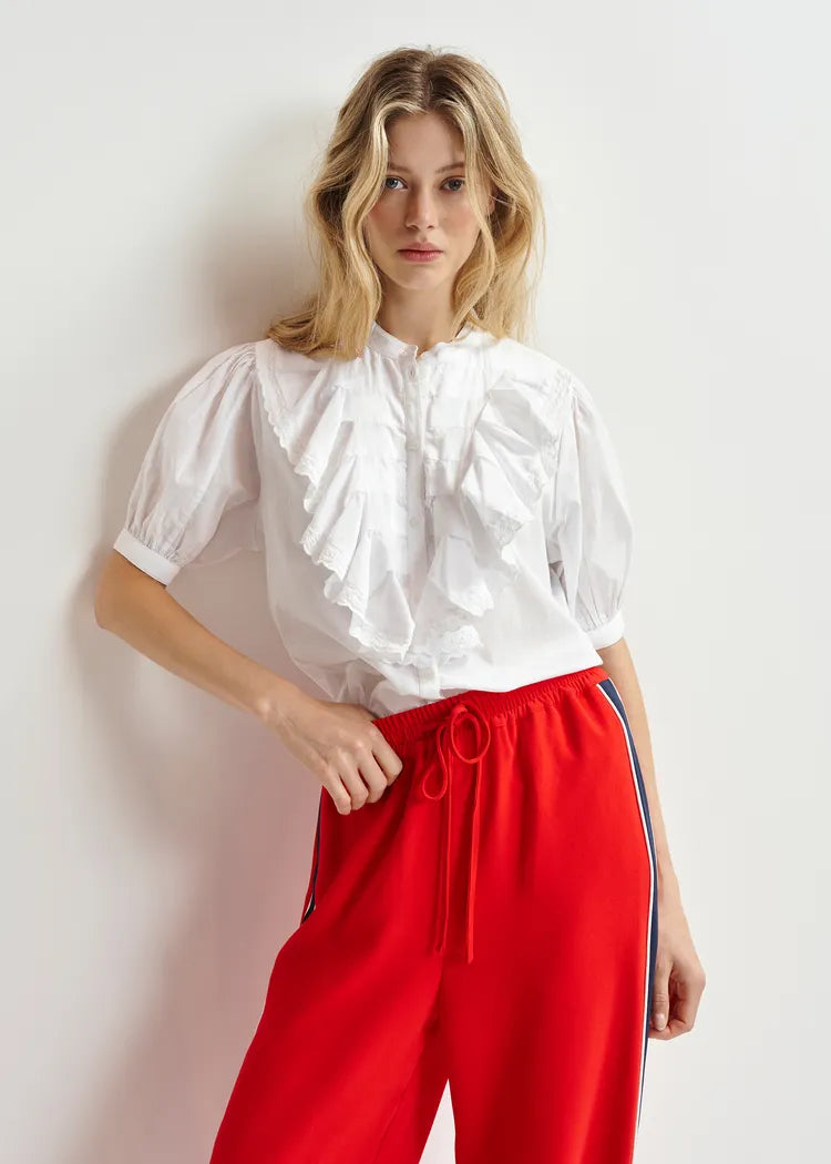 Essentiel Antwerp Hamadeus Shirt with Ruffles