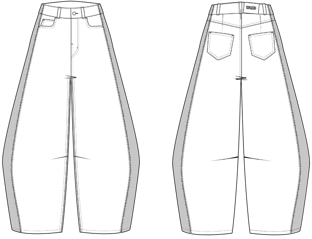 KASHBA PATCHWORK JEANS