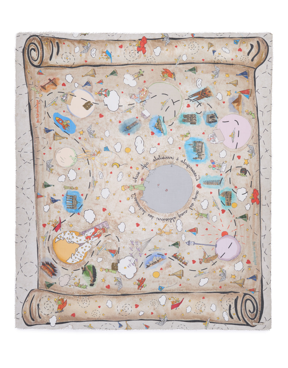 Faliero Sarti Scrol Little Prince Stole