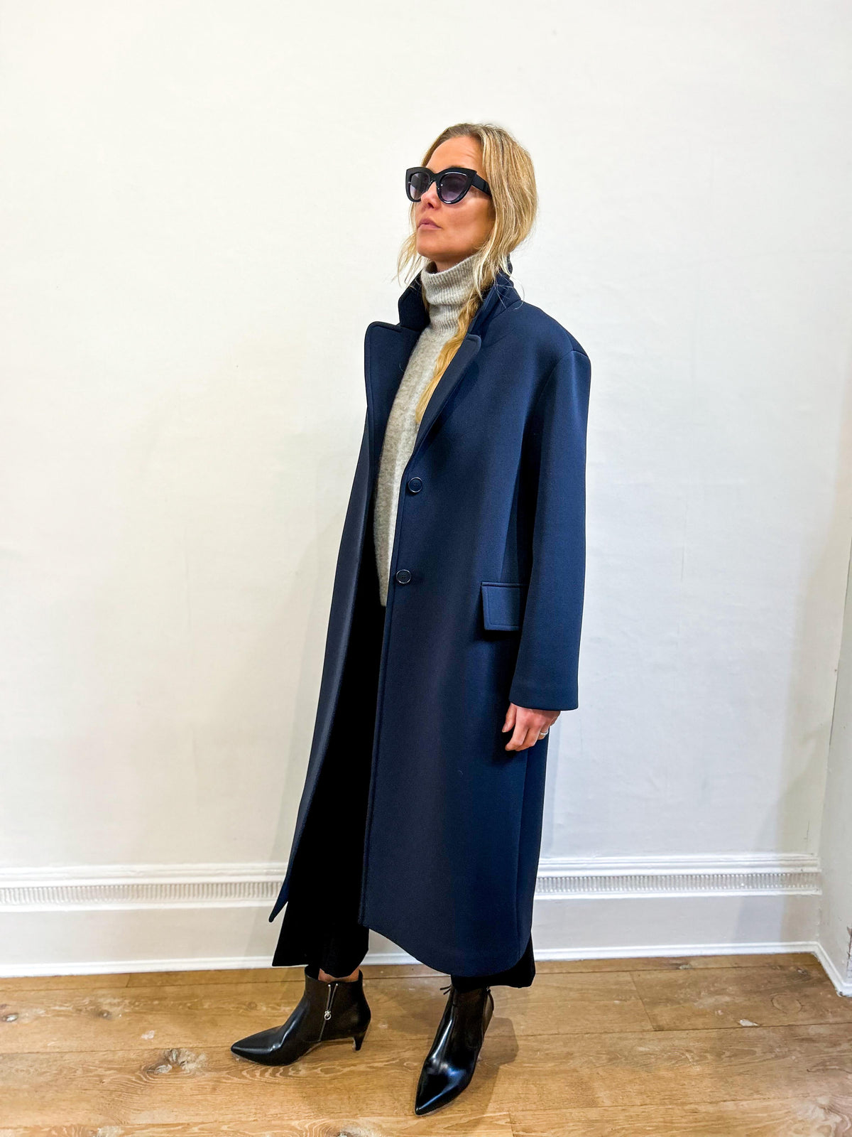Square Wool Coat