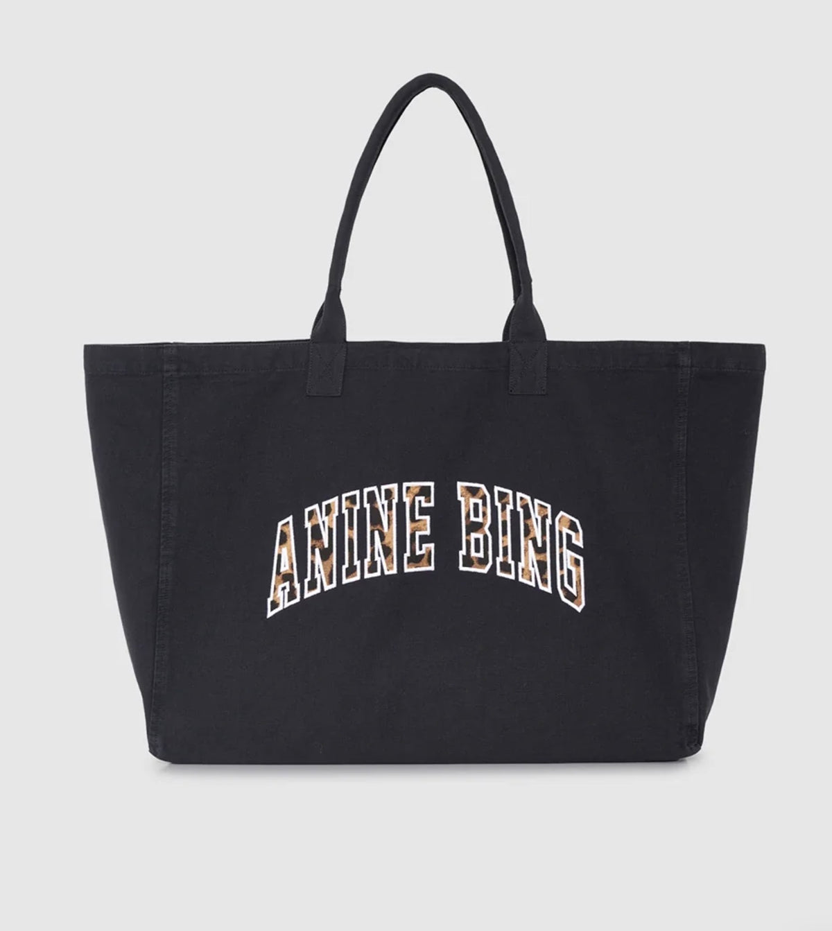 ANINE BING LEO CANVAS TOTE