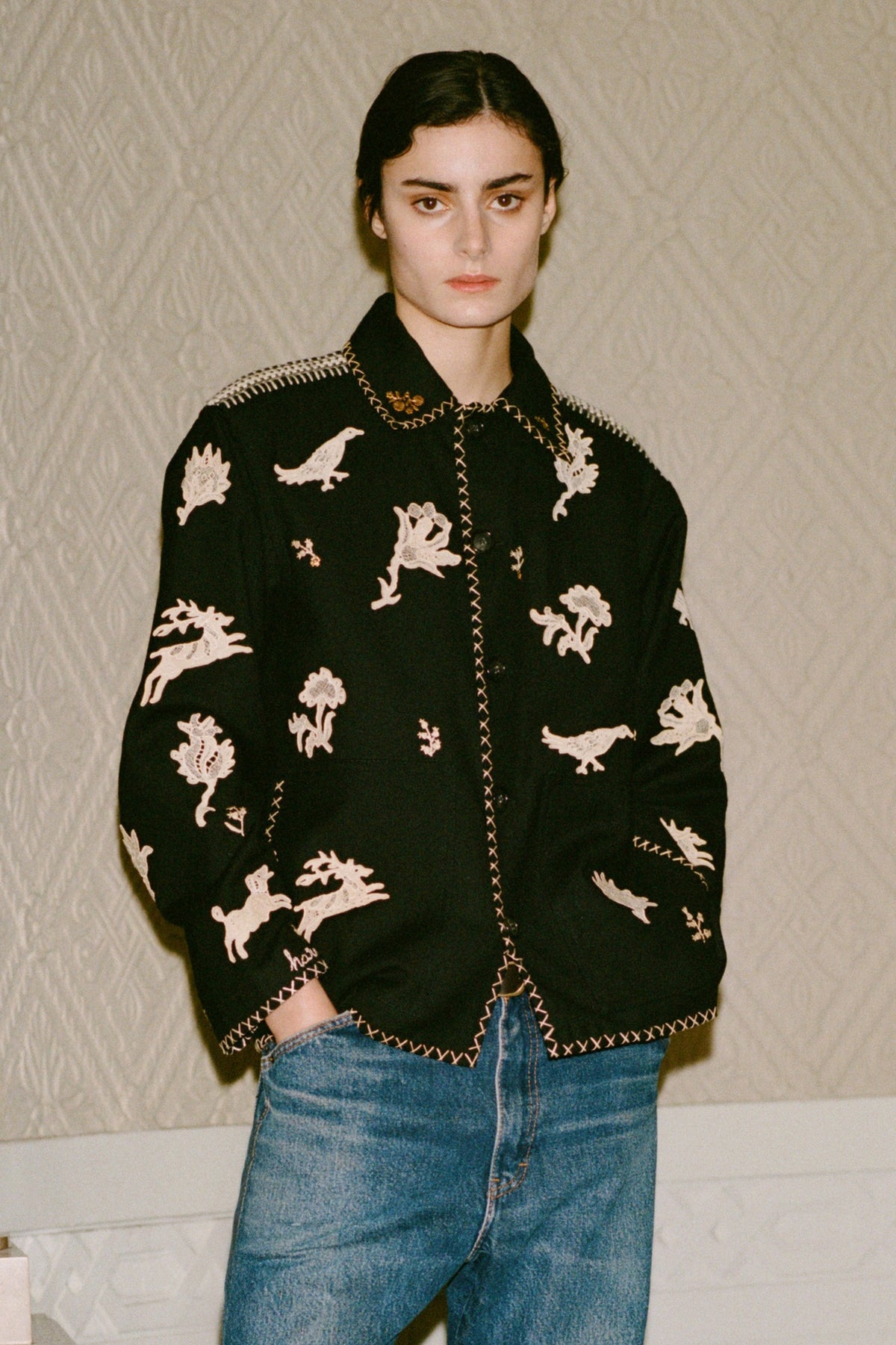 MIKA APPLIQUE JACKET (D2)