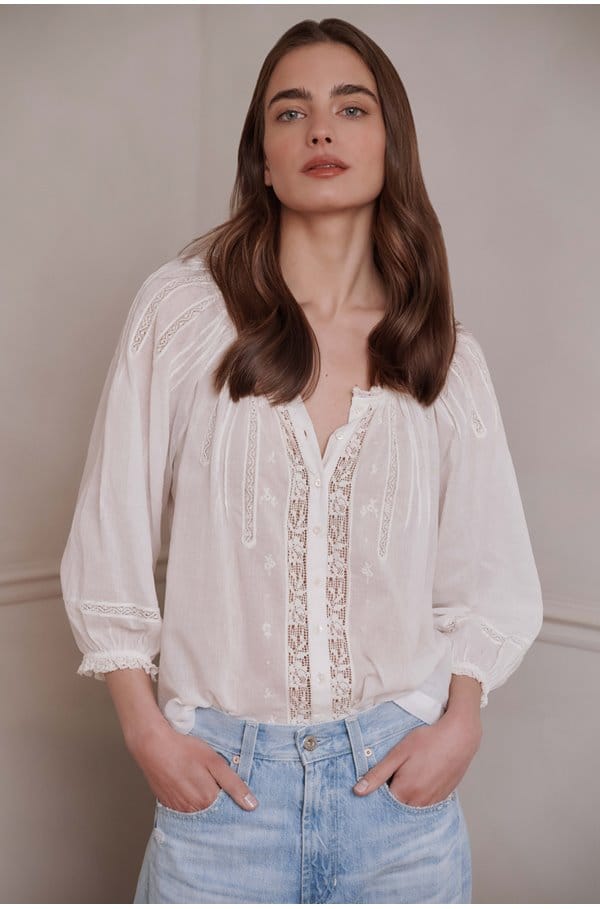 DÔEN Abigail Top In Cotton
