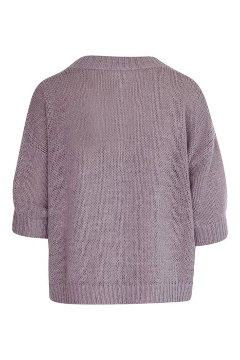 Roberto Collina Knit Short Sleeve V Neck Sweater