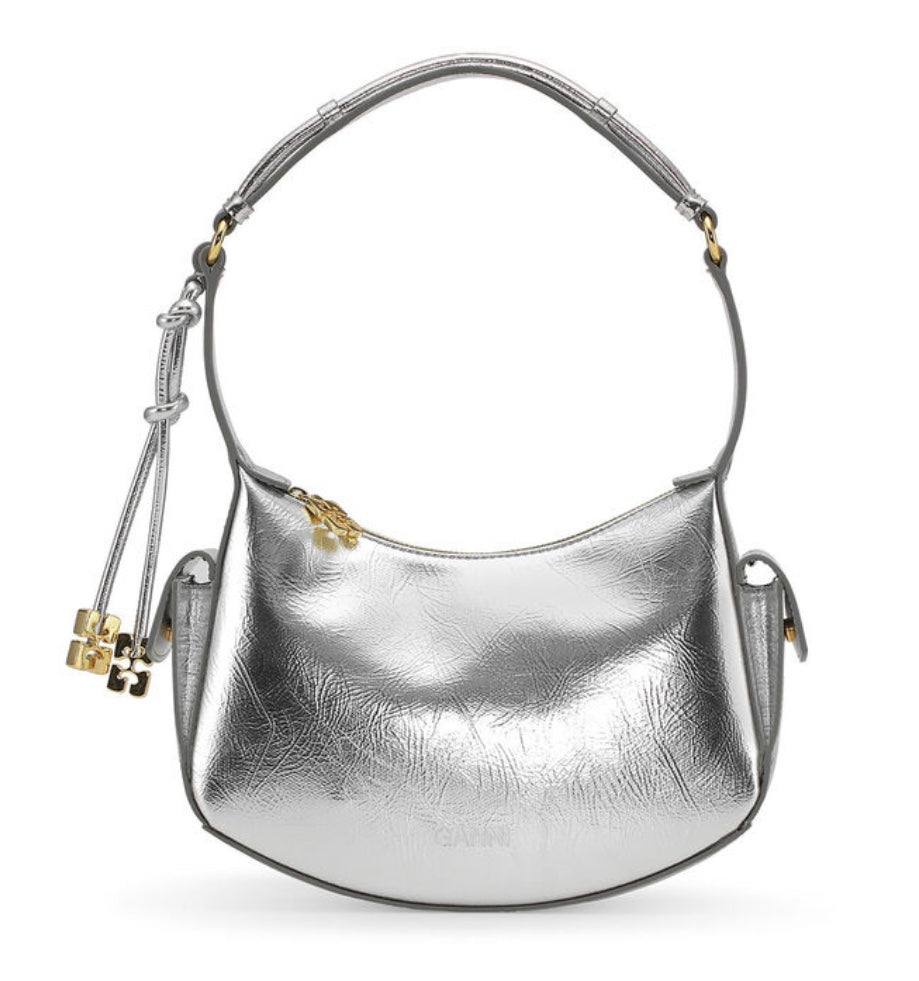 Ganni Metallic Shoulder Bag