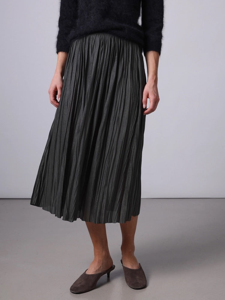 Roberto Collina Plissé Midi Skirt