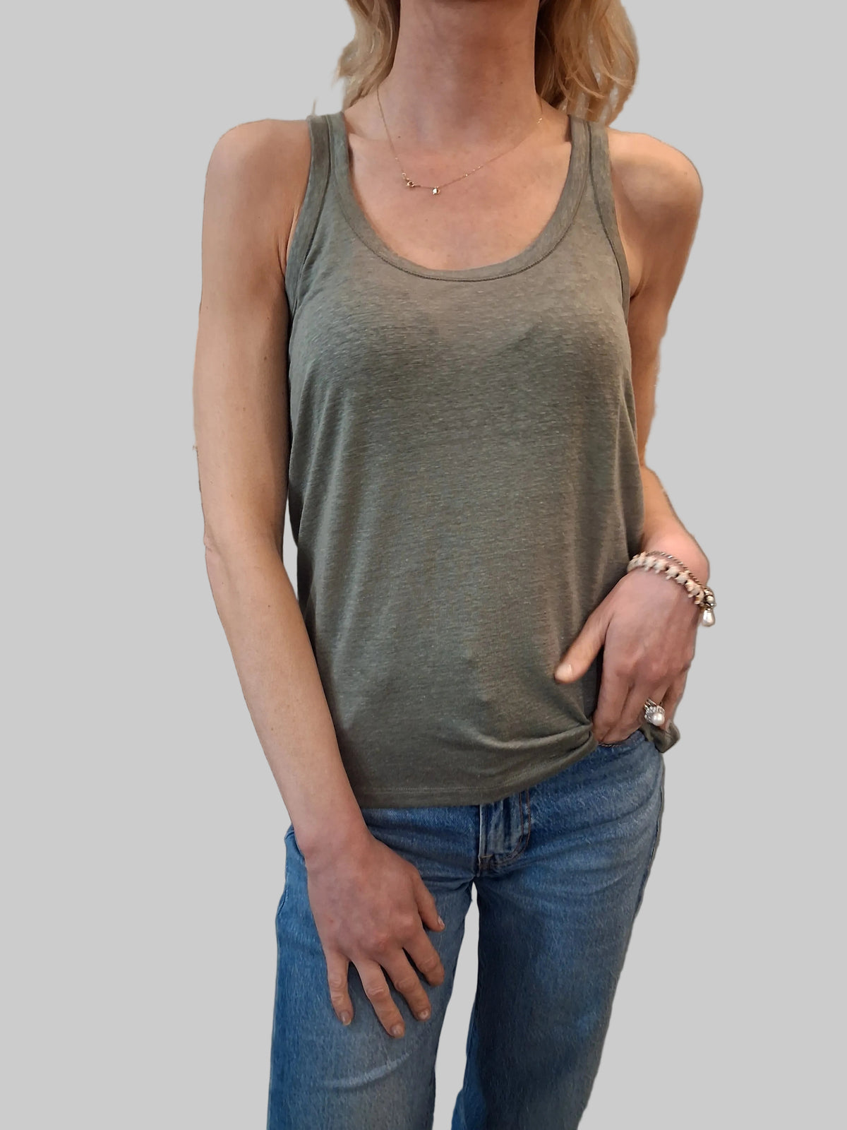 Universel Linen Tank Top