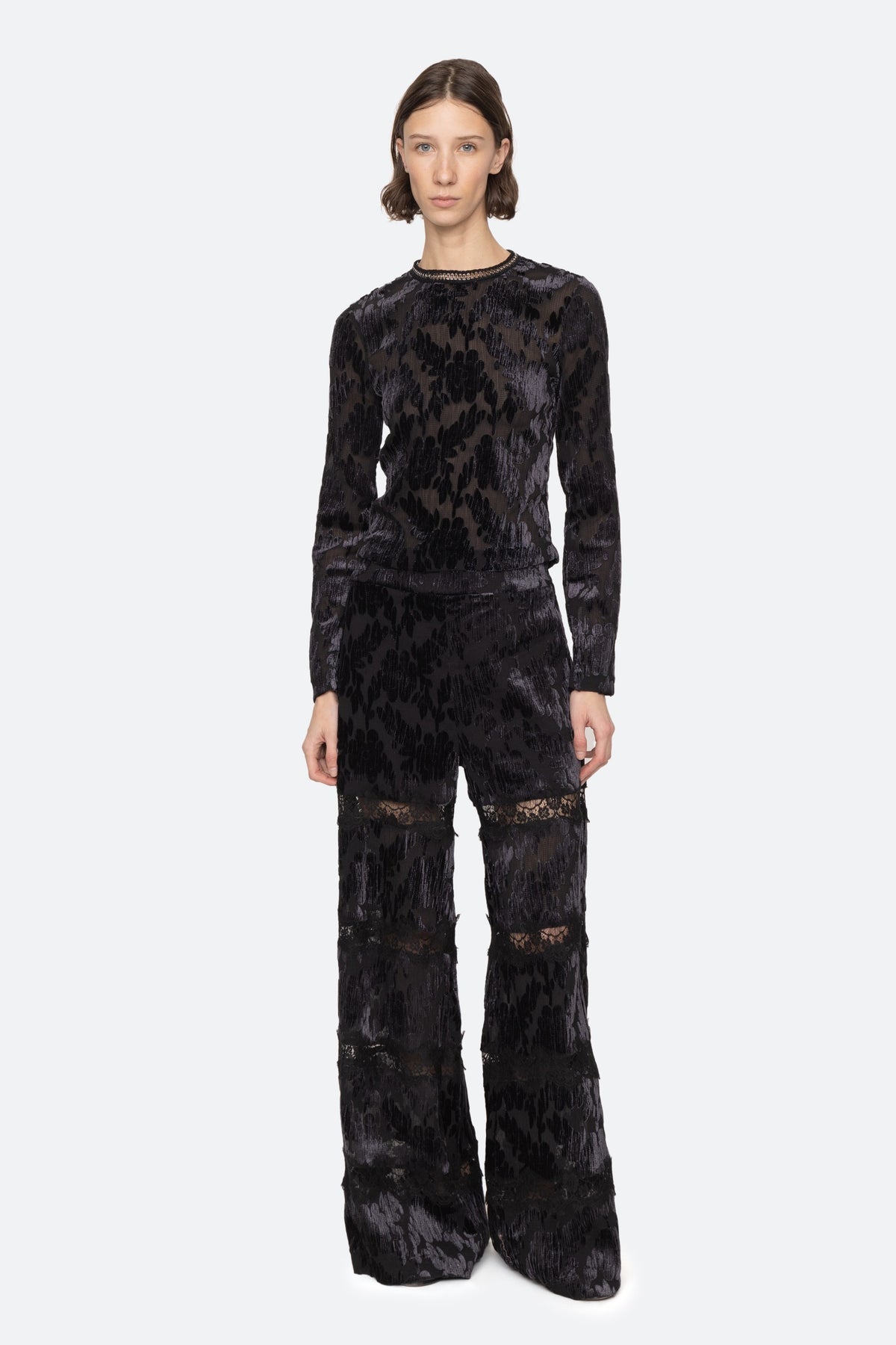 REGINE BURNOUT L/SLV TURTLENECK (D2)