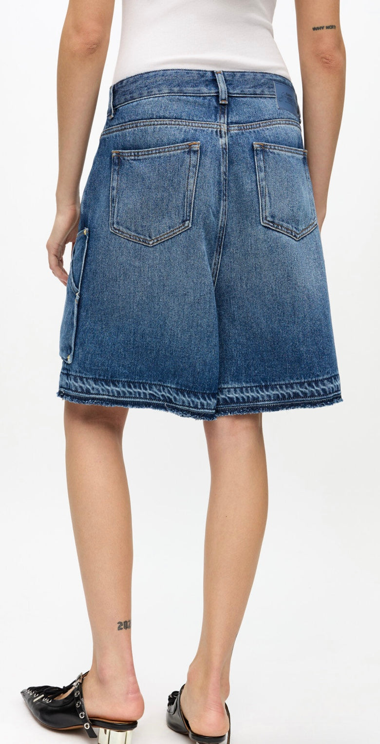 Ganni Light Denim Shorts