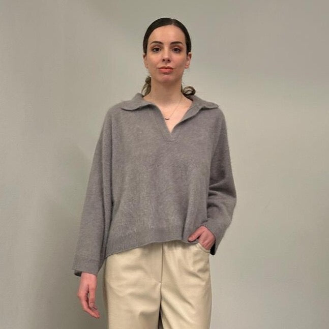 Nude Polo Neck Knit