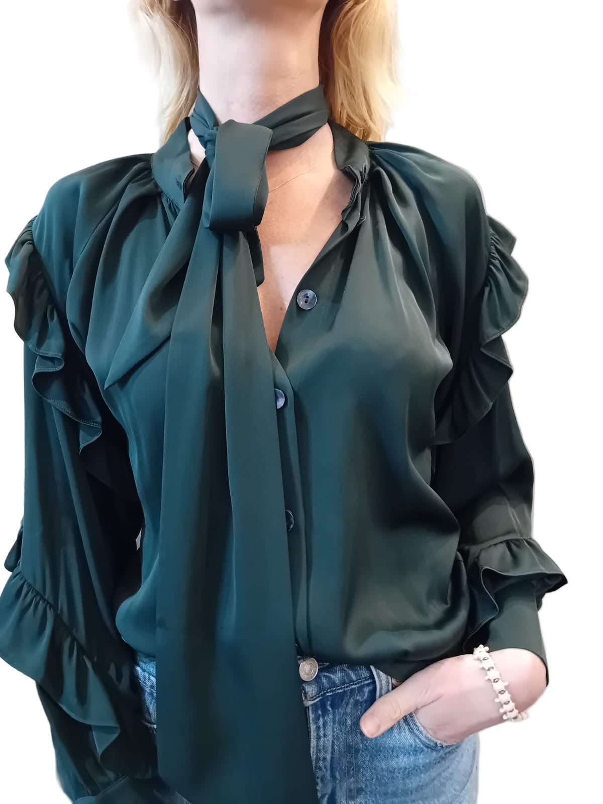 Silk95Five Trellis Blouse