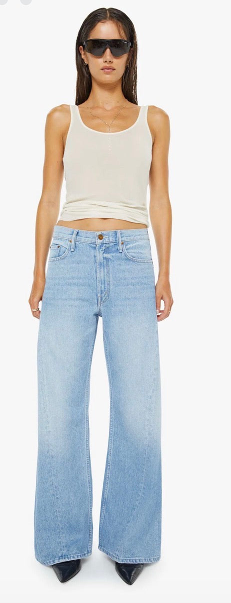 Mother Denim Lemon Twist Sneak
