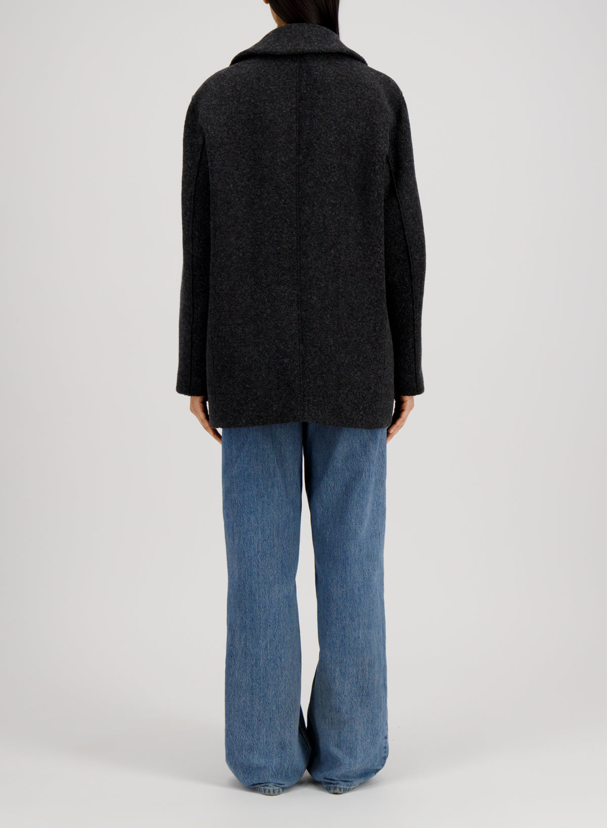Women sailor jacket bouclé