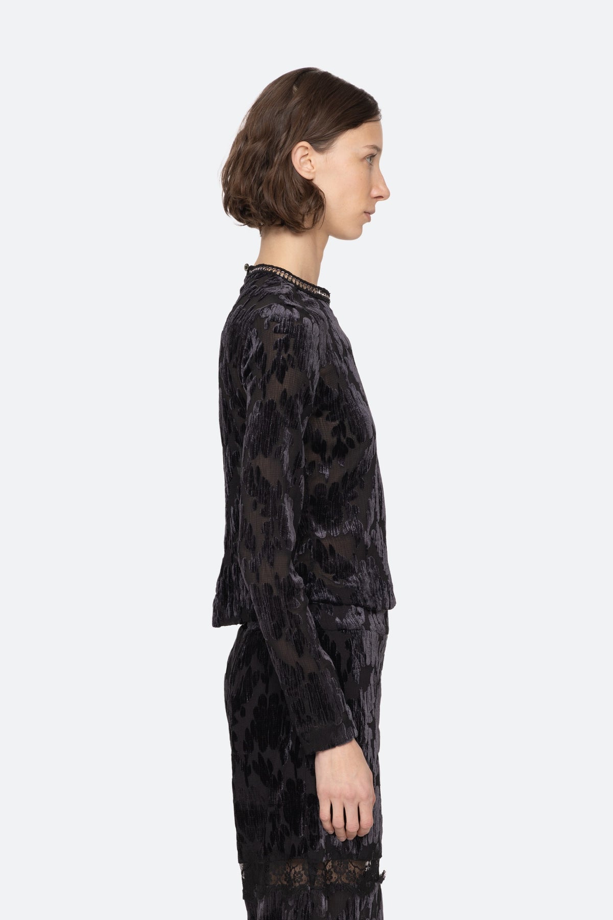 REGINE BURNOUT L/SLV TURTLENECK (D2)