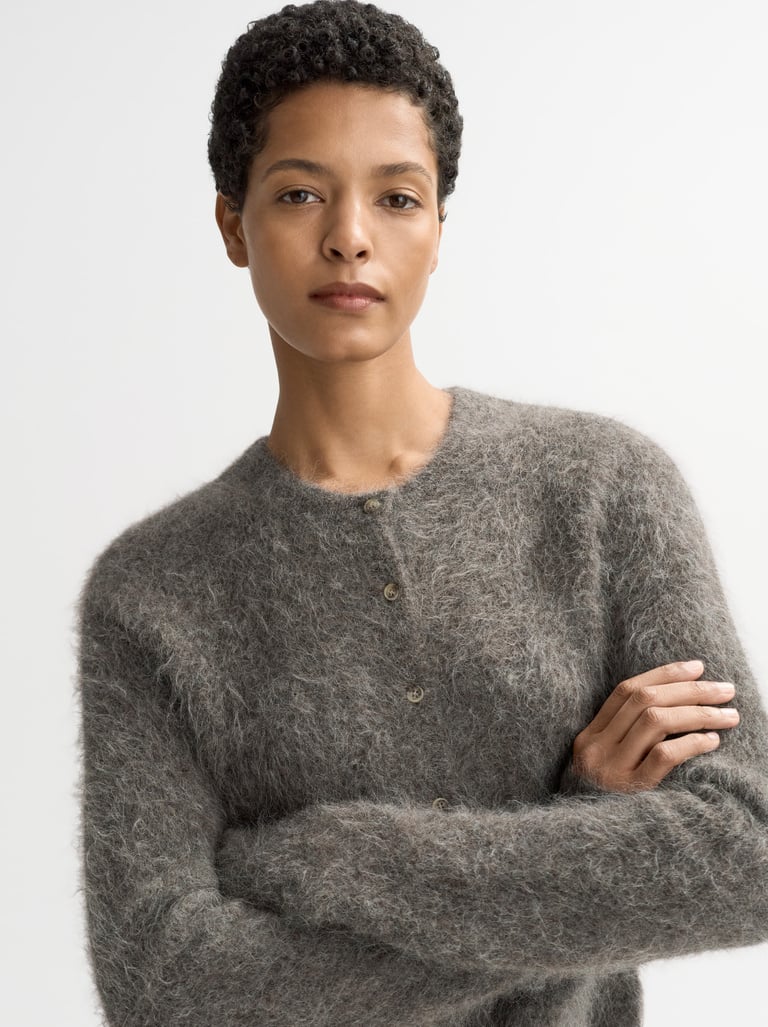 Soft Goat Alpaca Cardigan
