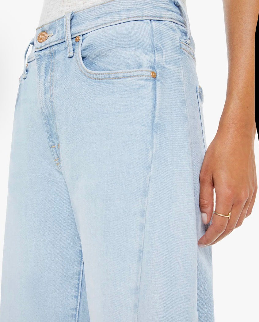 Mother Denim Mid Rise Half-Pipe Hover