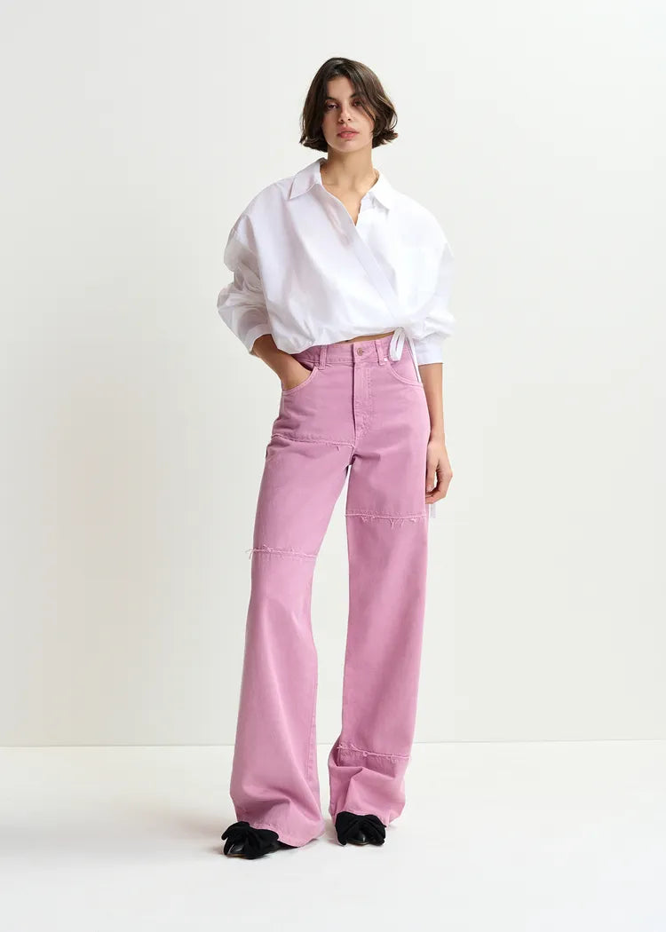 Essentiel Antwerp Haster Straight-leg Patchwork Jeans