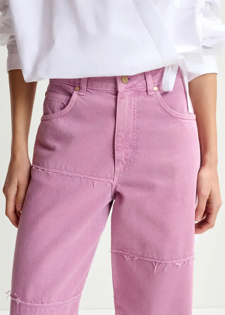 Essentiel Antwerp Haster Straight-leg Patchwork Jeans
