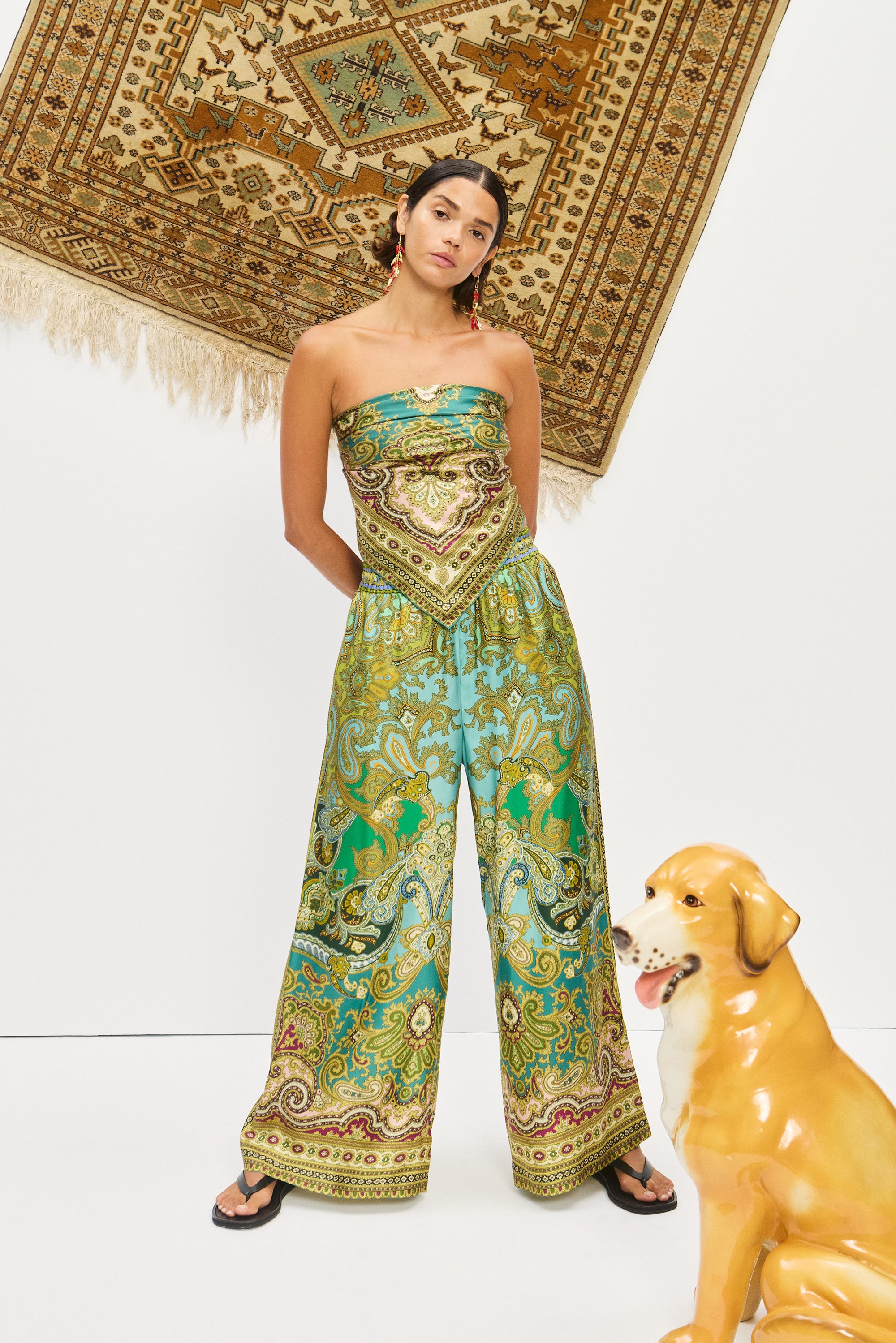 CLEMENZA SILK PANT