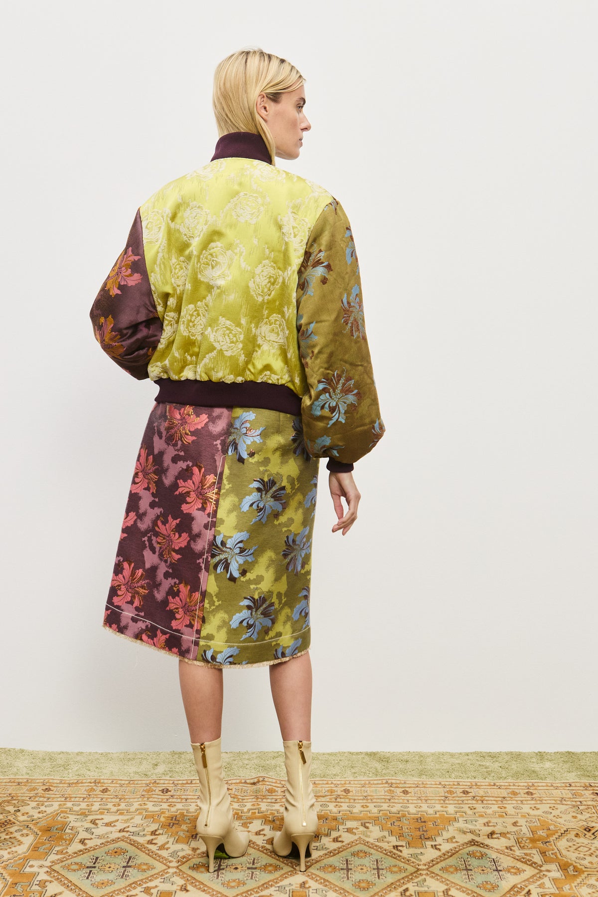 ADRIANA JACQUARD BOMBER JACKET