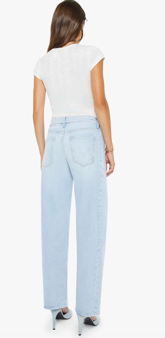 Mother Denim Mid Rise Half-Pipe Hover
