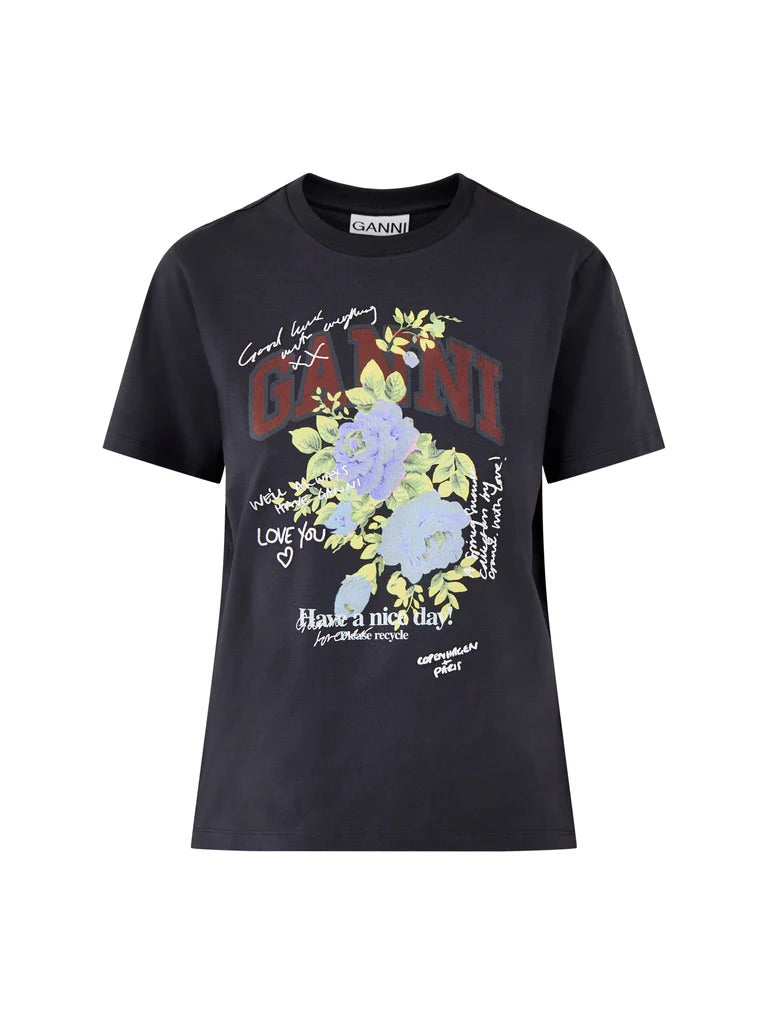 Basic Cotton Jersey Rose T-shirt