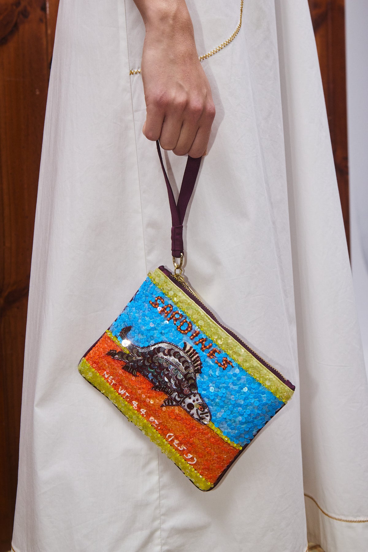 FREDO BEADED CLUTCH
