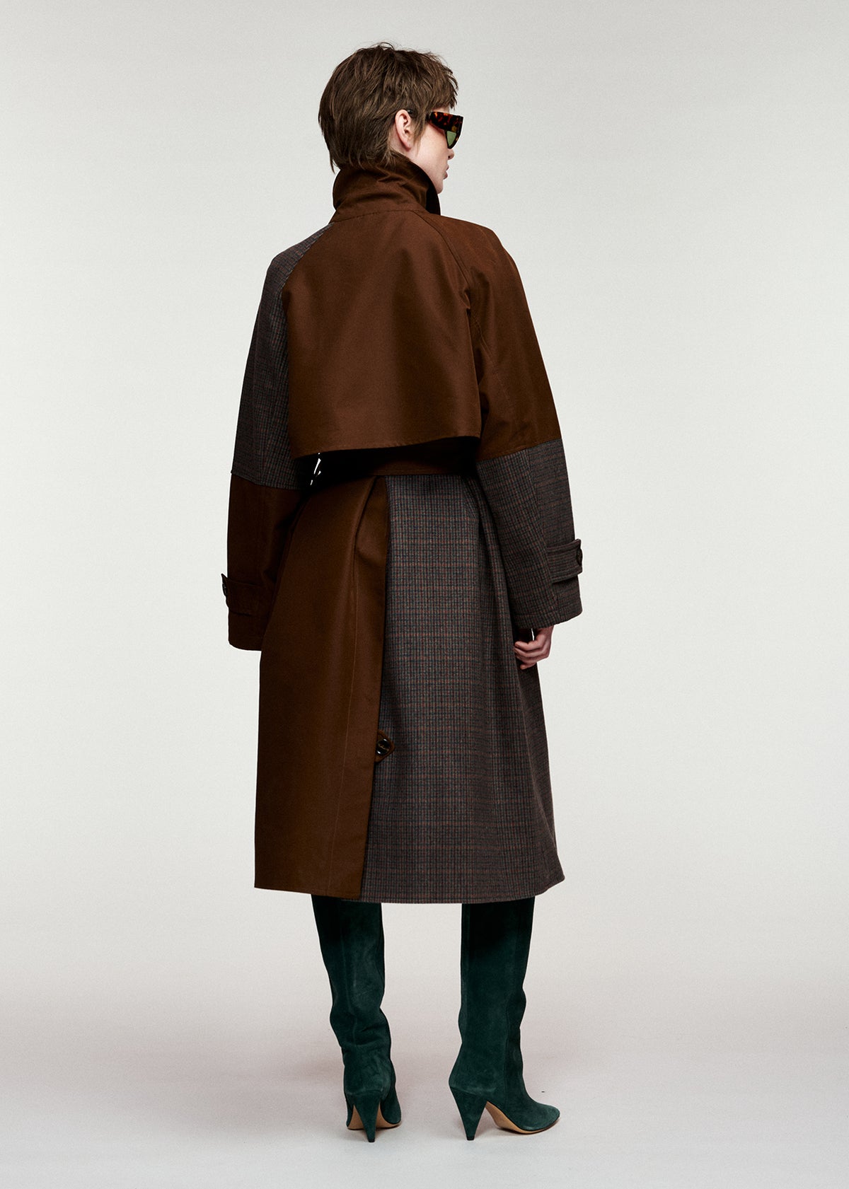 KAGU PATCHWORK TRENCH COAT