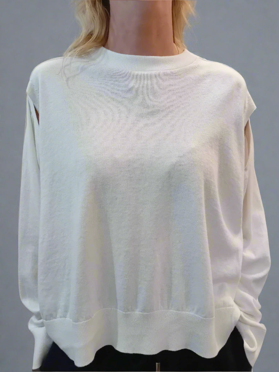CT Plage Cotton Cashmere 2-Way Pullover