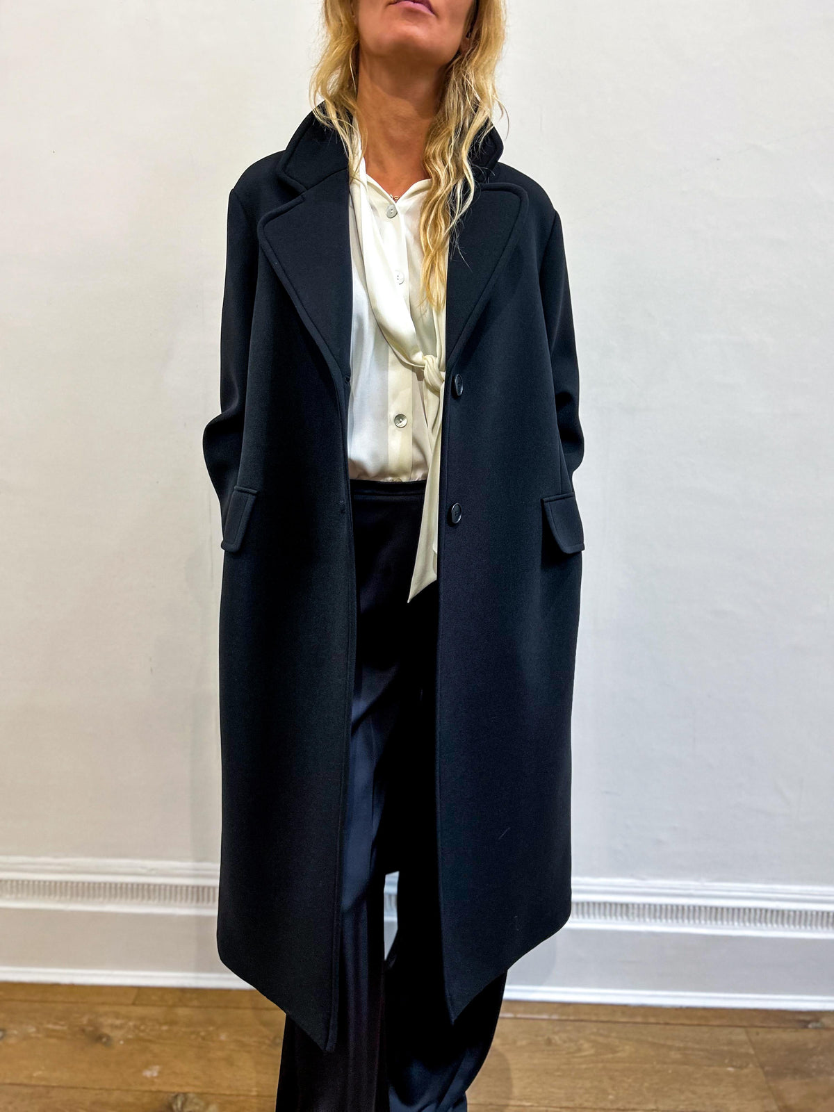 Square Wool Coat