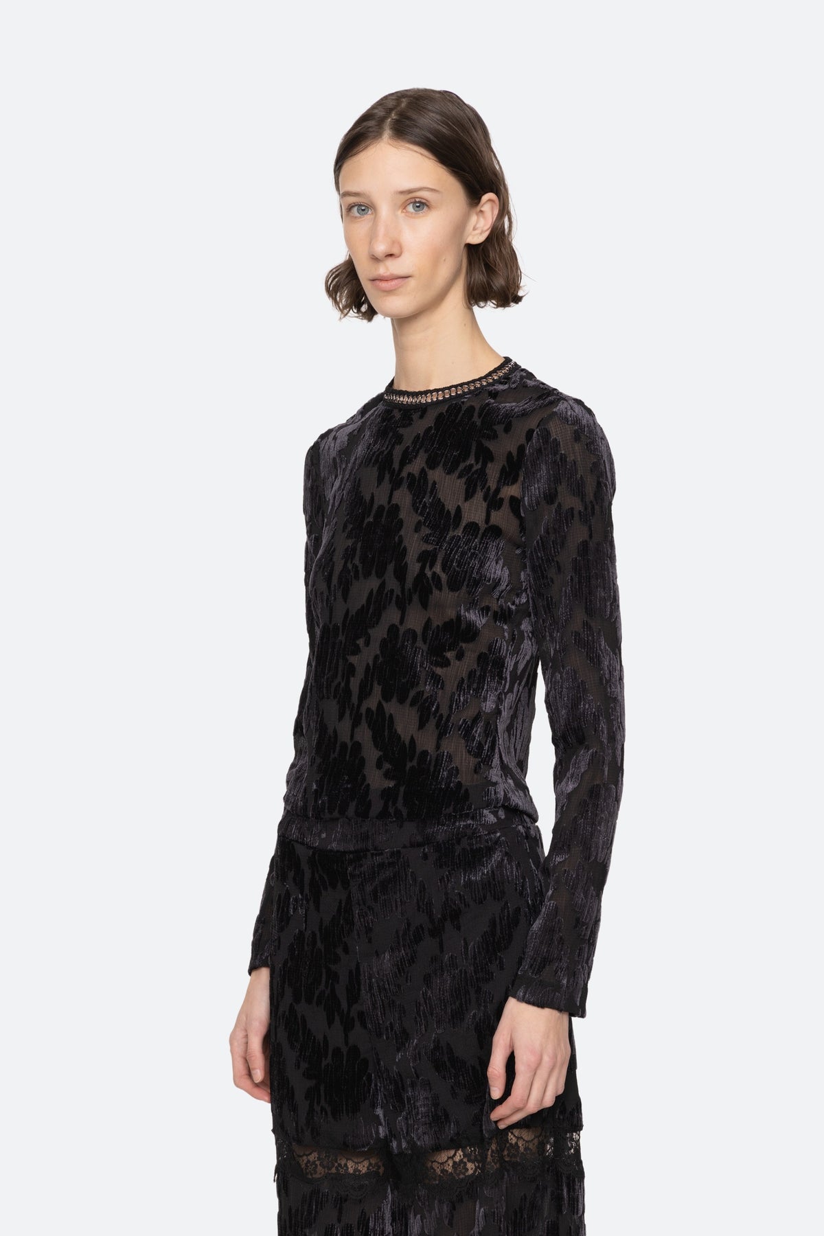 REGINE BURNOUT L/SLV TURTLENECK (D2)