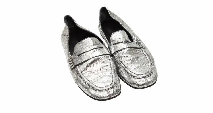 Isabel Marant Metallic Loafers